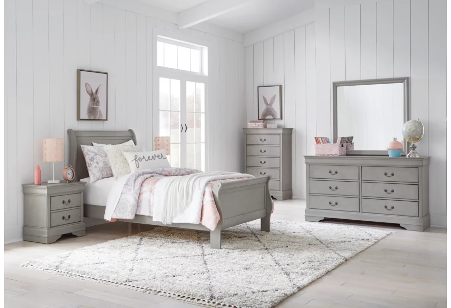 Rent to Own Ashley Furniture Kordasky 7 Piece Twin Bedroom w/ 12" Pillow Top Medium Plush